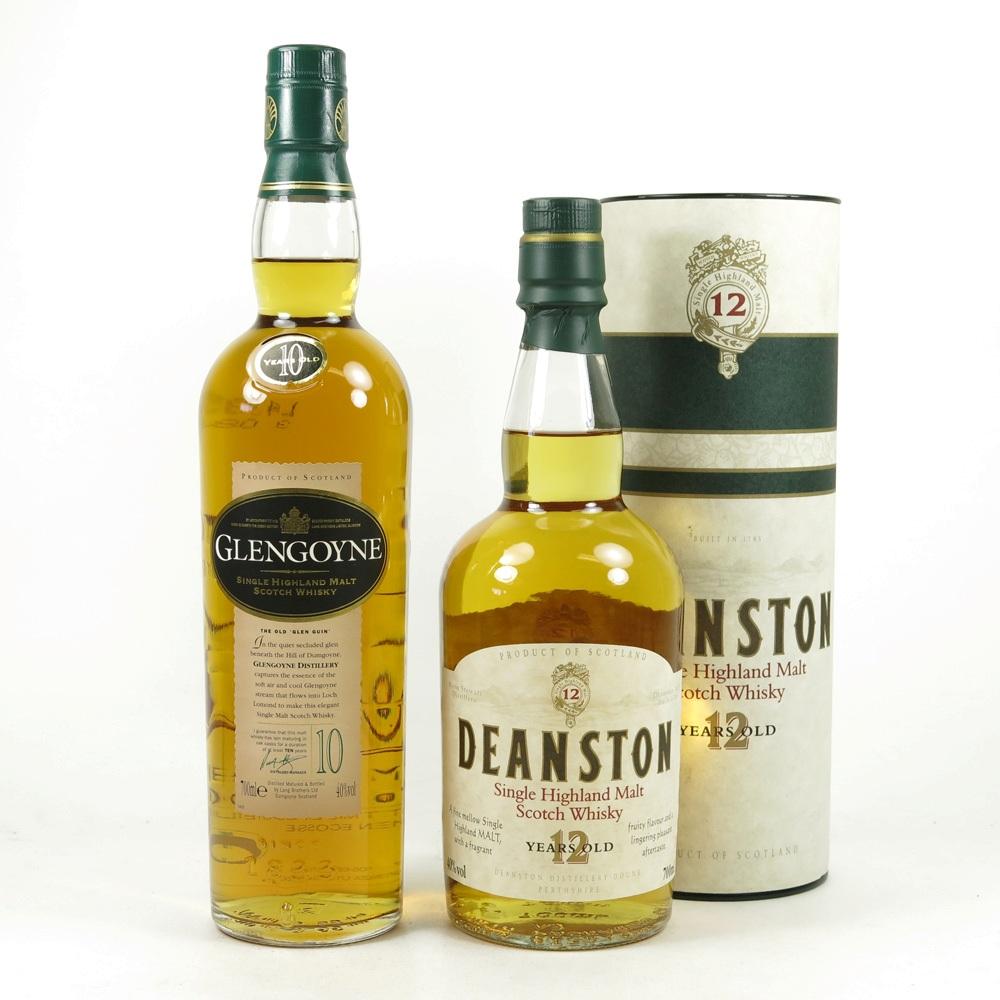 Glengoyne 10 Year Old & Deanston 12 Year Old 2 x 70cl