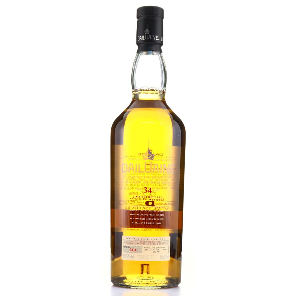 Dailuaine 1980 Cask Strength 34 Year Old 75cl / US Import