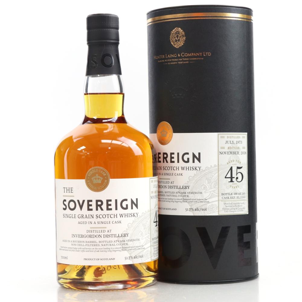 Invergordon 1973 Hunter Laing 45 Year Old