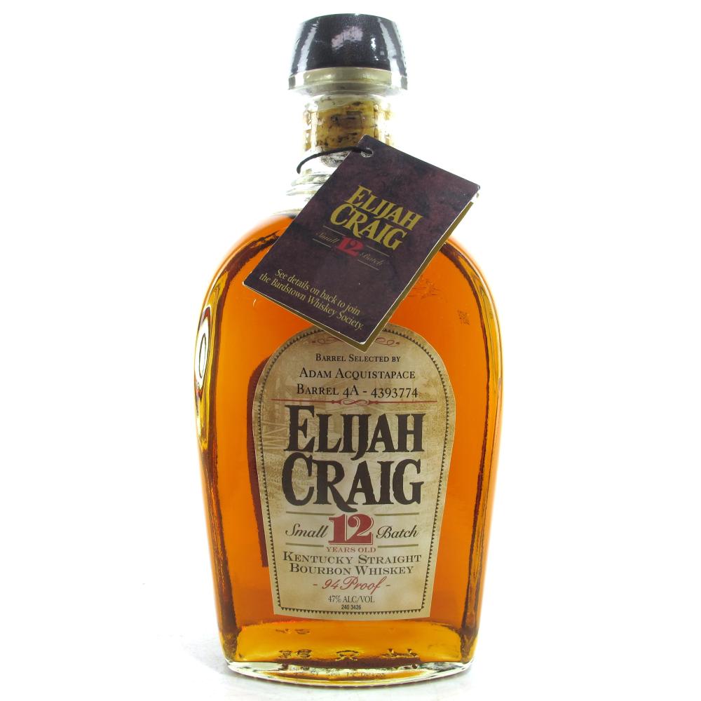 Elijah Craig 12 Year Old Single Barrel / Adam Acquistapace