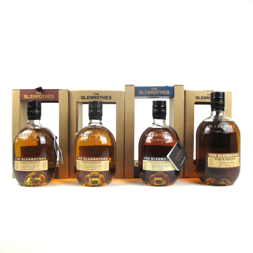 Glenrothes Travel Retail Selection / Including Manse Brae Trilogy / 1 x 1 Litre and 3 x 70cl