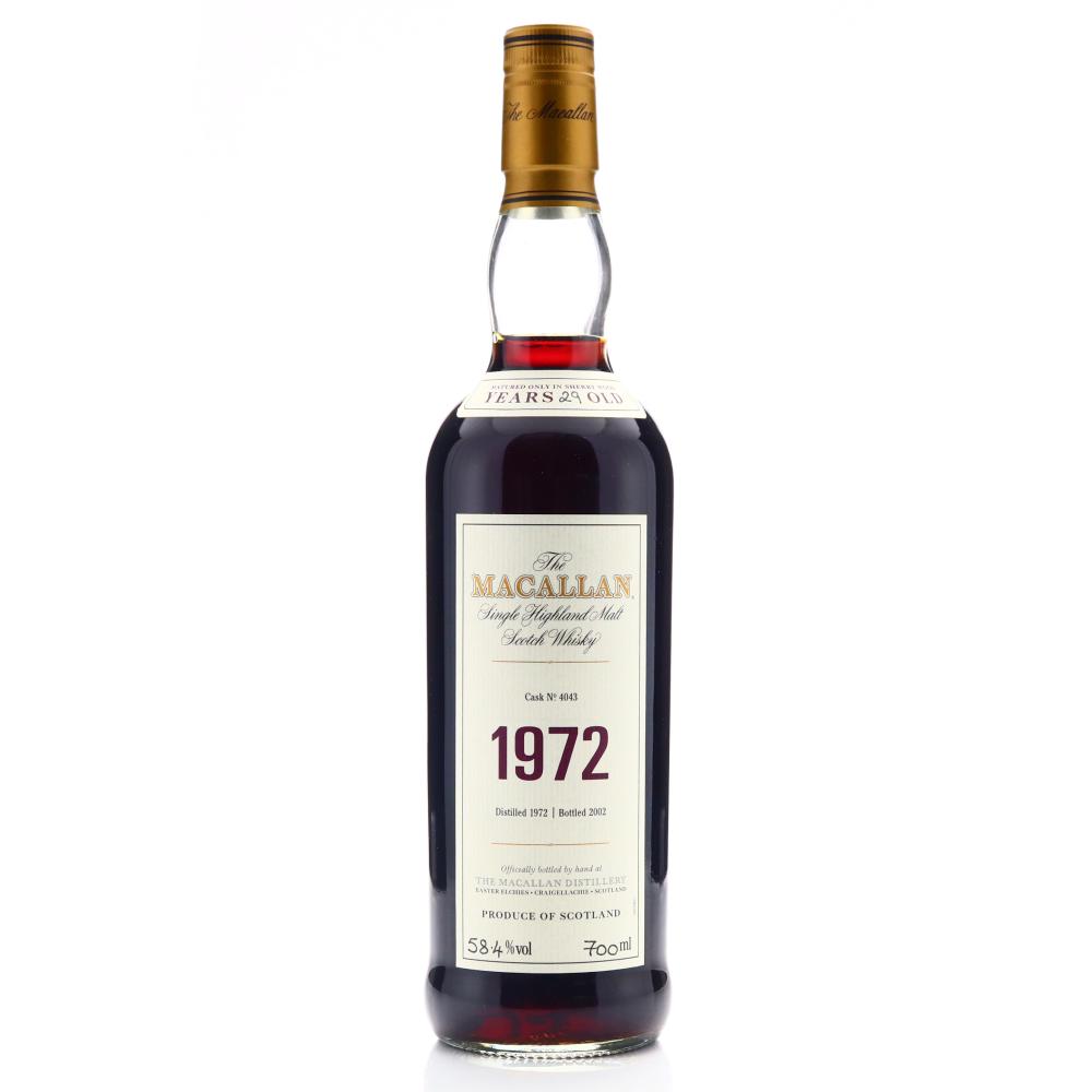 Macallan 1972 Fine and Rare 29 Year Old #4043