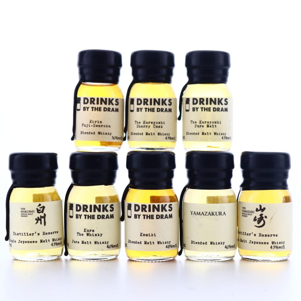 Japanese Drinks by the Dram Miniatures 8 x 3cl
