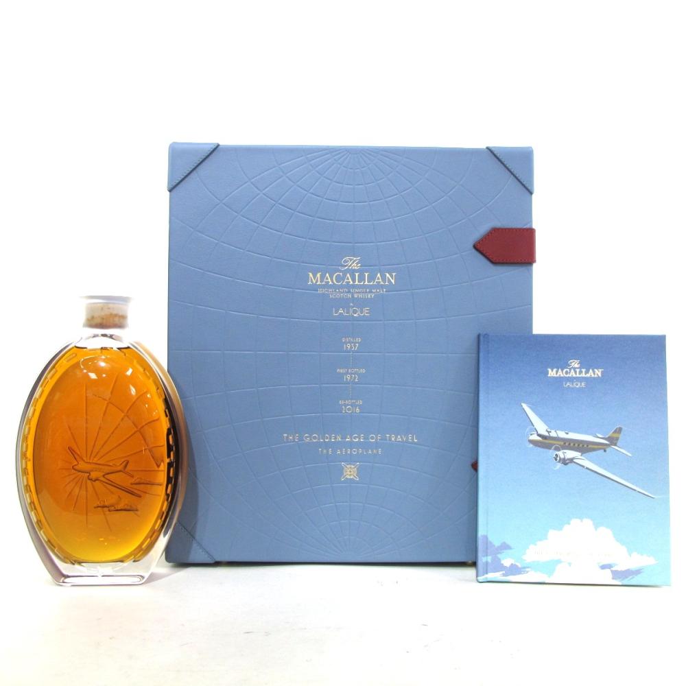 Macallan 1937 Lalique Golden Age of Travel 35 Year Old / The Aeroplane