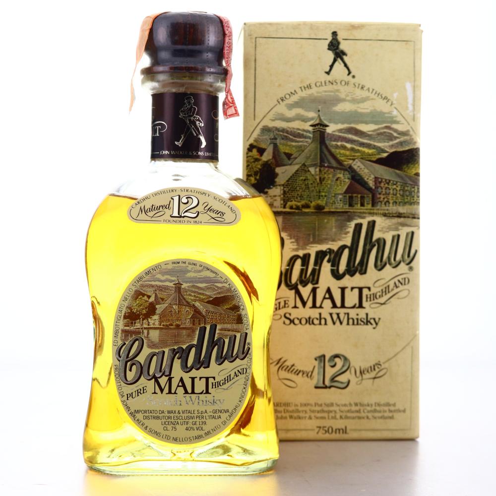 Cardhu 12 Year Old John Walker and Sons 1980s / Wax & Vitale Import