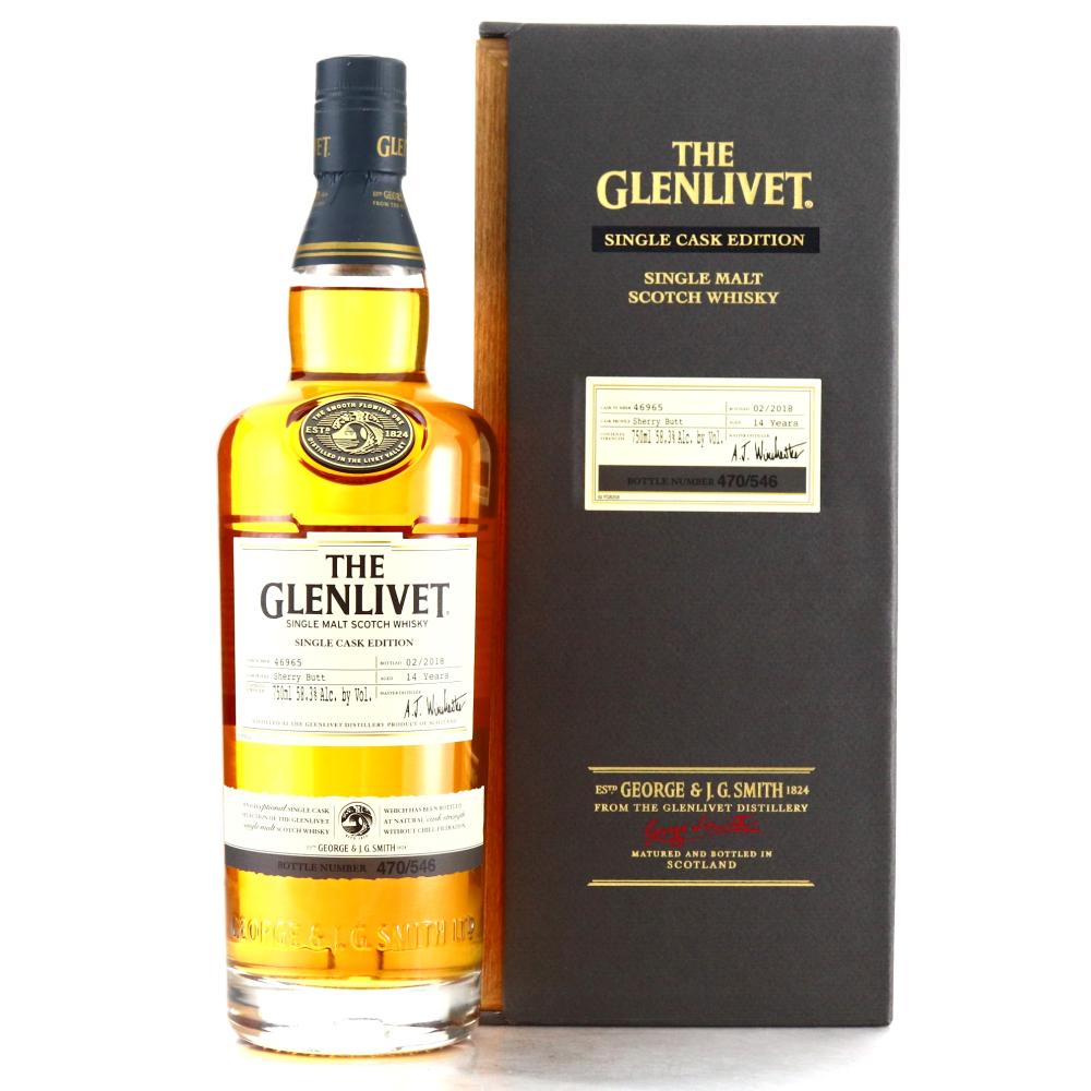 Glenlivet 14 Year Old Single Sherry Cask #46965 75cl / US Import