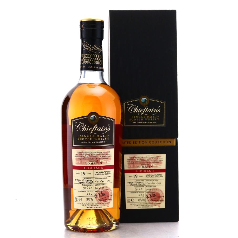 Tomatin 1996 Chieftain's 19 Year Old Single Cask