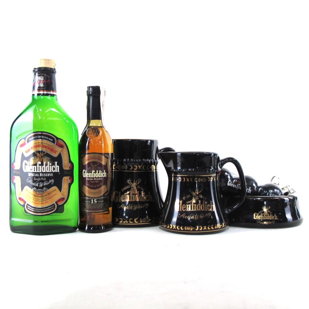 Glenfiddich Selection 50cl & 20cl / including Memorabilia