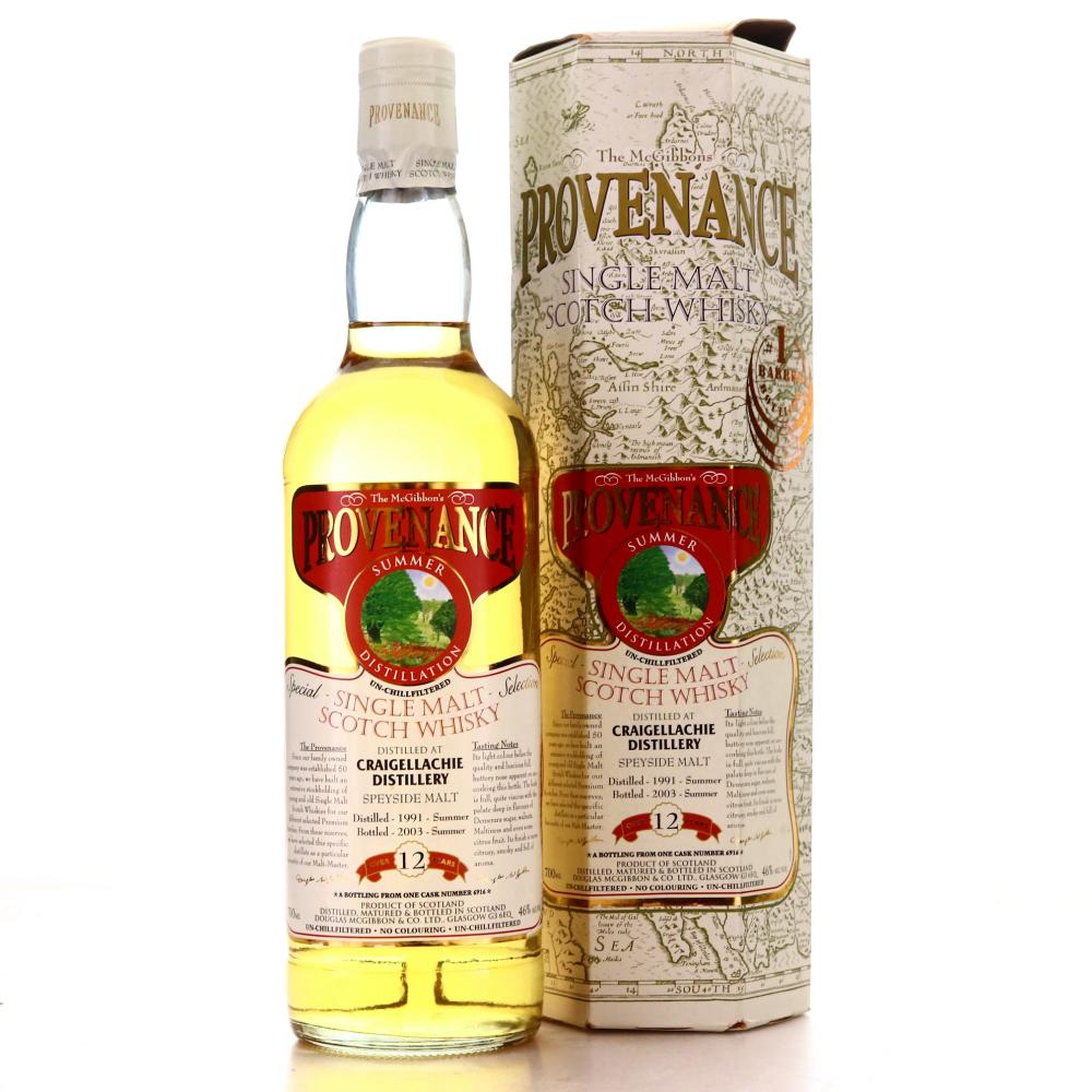 Craigellachie 1991 McGibbon's Provenance 12 Year Old
