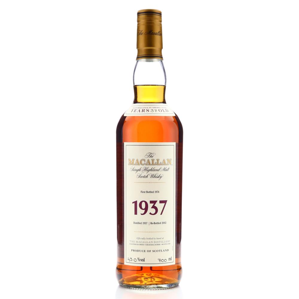 Macallan 1937 Fine and Rare 37 Year Old