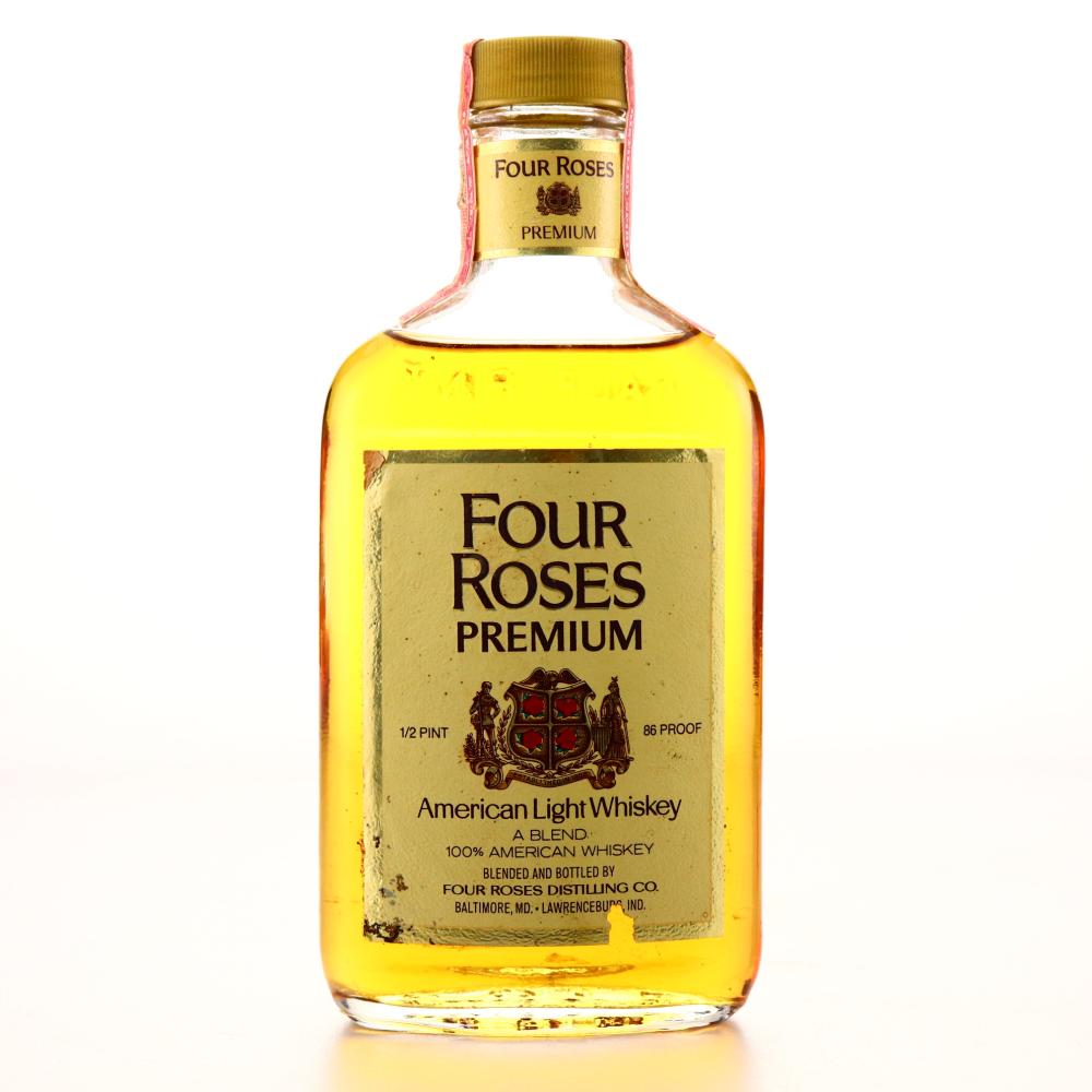 Four Roses Premium American Whiskey Half Pint 1973