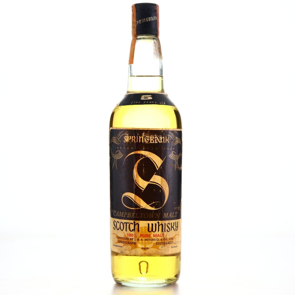 Springbank 5 Year Old 1970s / A. Sutti Import