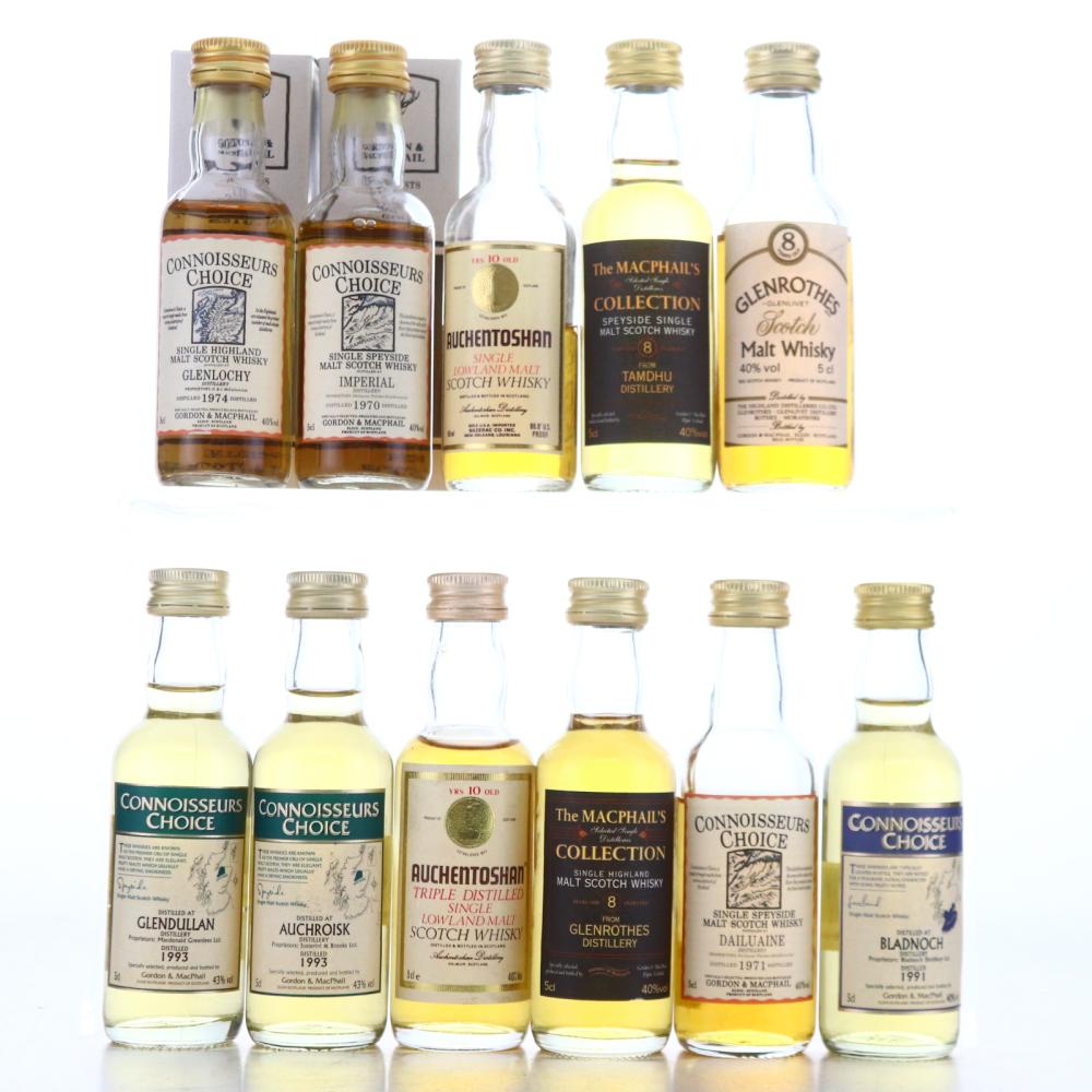 Single Malt Miniatures x 11 / Includes Glenlochy