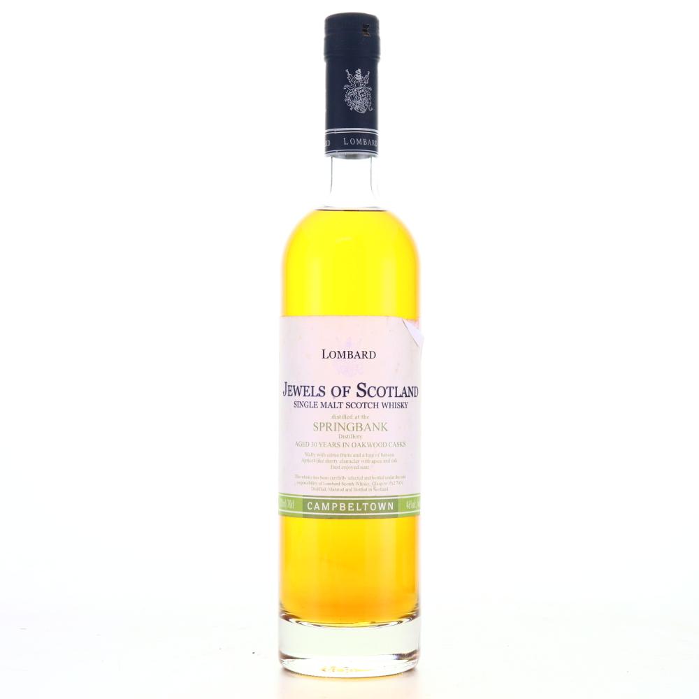 Springbank 30 Year Old Lombard Jewels of Scotland