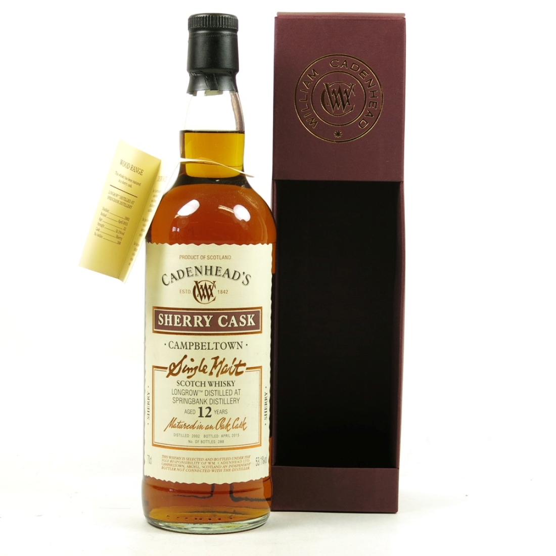 Longrow 2002 Cadenhead's 12 Year Old