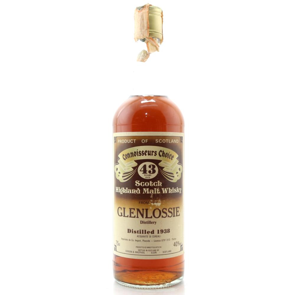 Glenlossie 1938 Gordon and MacPhail 43 Year Old / Co. Pinerolo Import