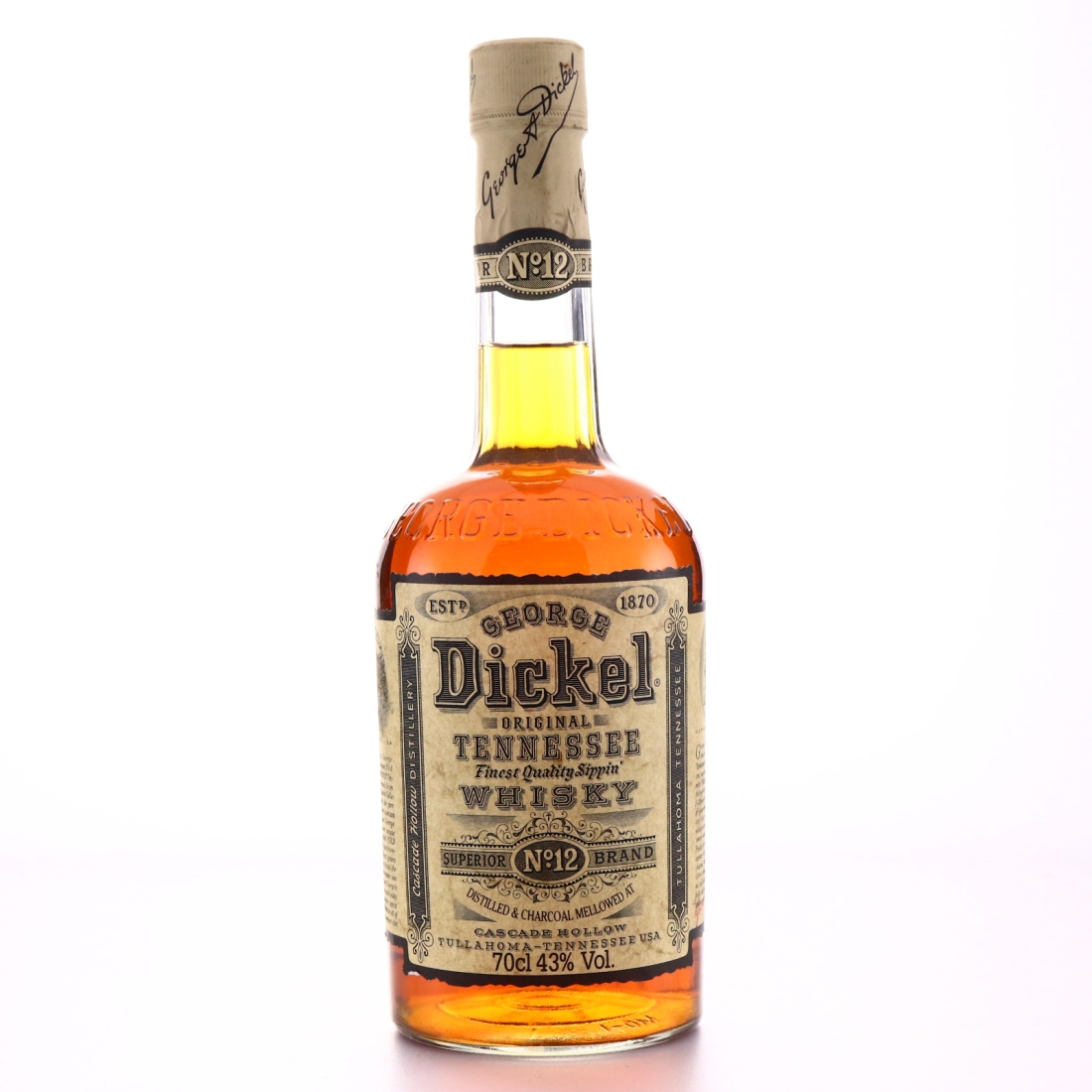 George Dickel Old No.12 Brand 1984