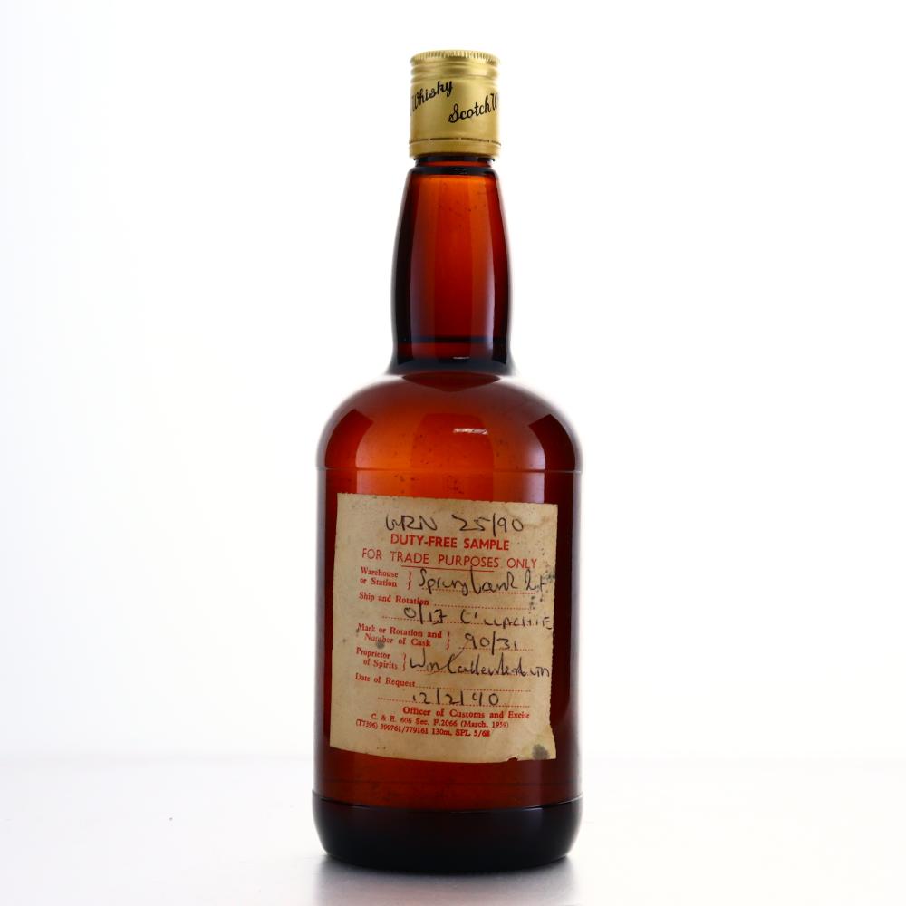 Craigellachie Cadenhead's Duty Free Sample 1990
