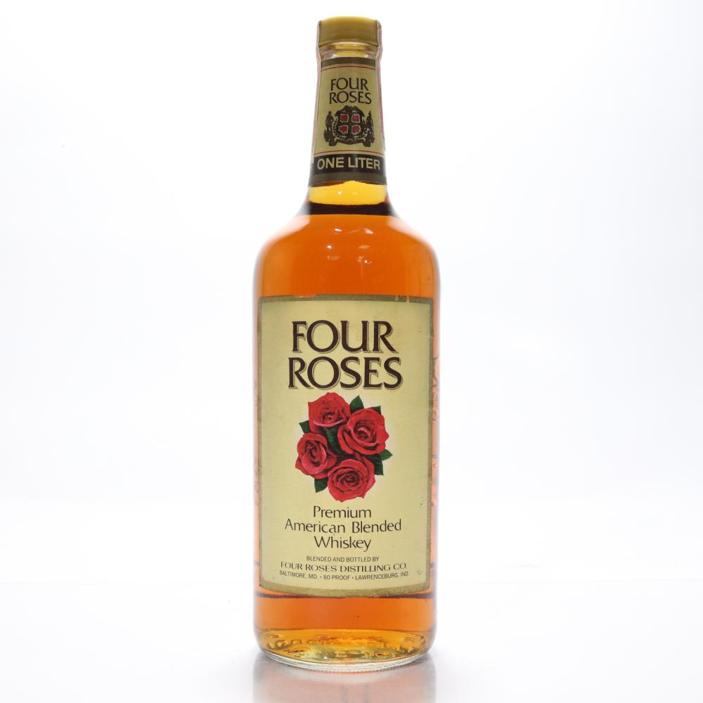 Four Roses Premium American Whiskey 1 Litre 1980s