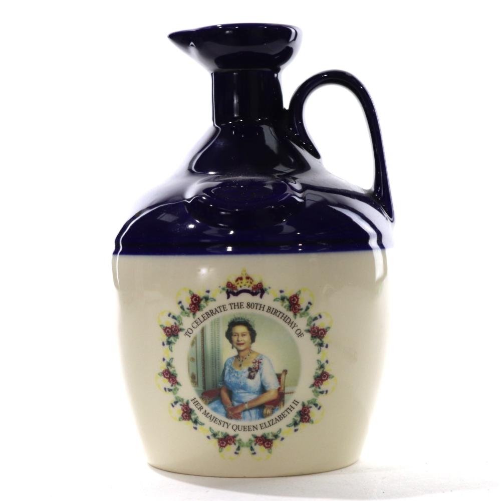 Macallan 10 Year Old Rutherford's Decanter / 80th Birthday of HM Queen Elizabeth II