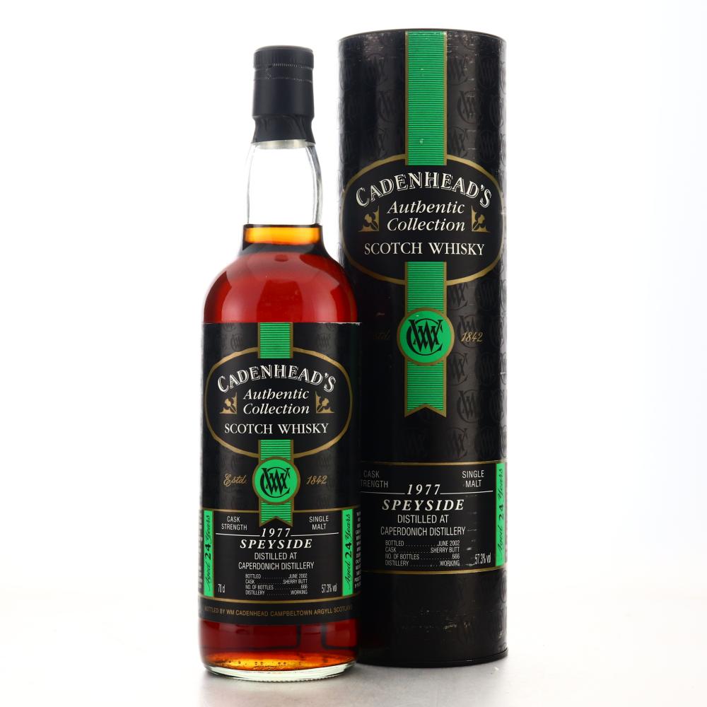 Caperdonich 1977 Cadenhead's 24 Year Old Sherry Wood