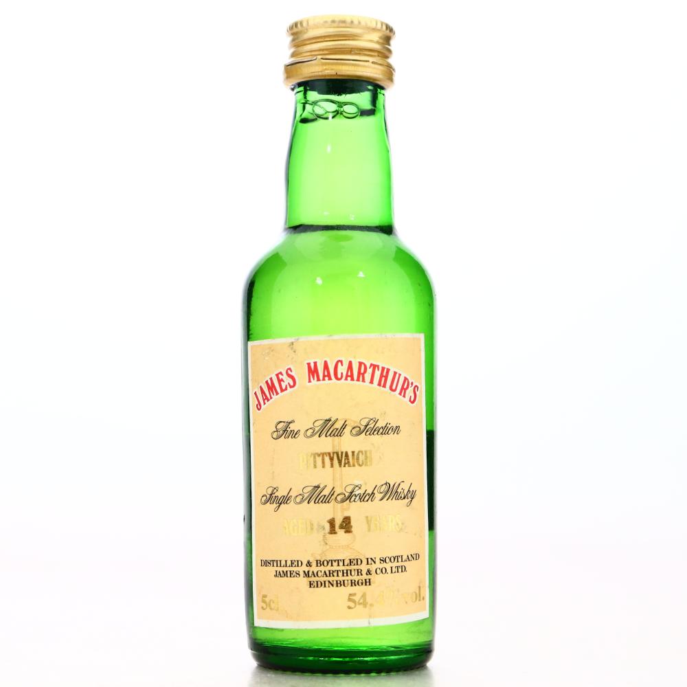 Pittyvaich 14 Year Old James Macarthur Cask Strength Miniature