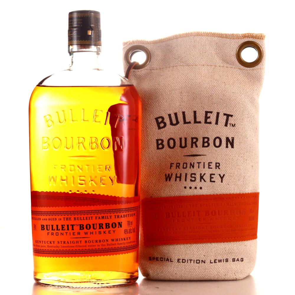 Bulleit Kentucky Straight Bourbon with Lewis Bag