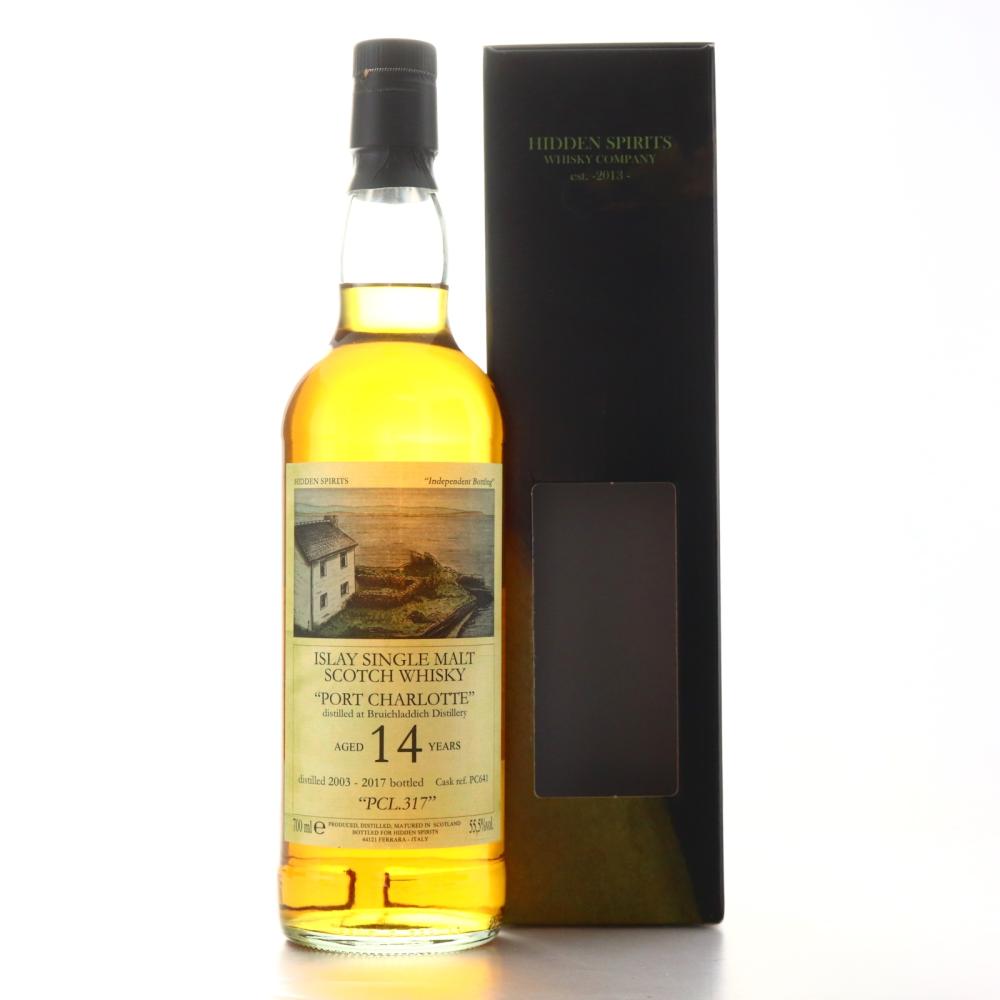 Port Charlotte 2003 Hidden Spirits 14 Year Old Single Cask