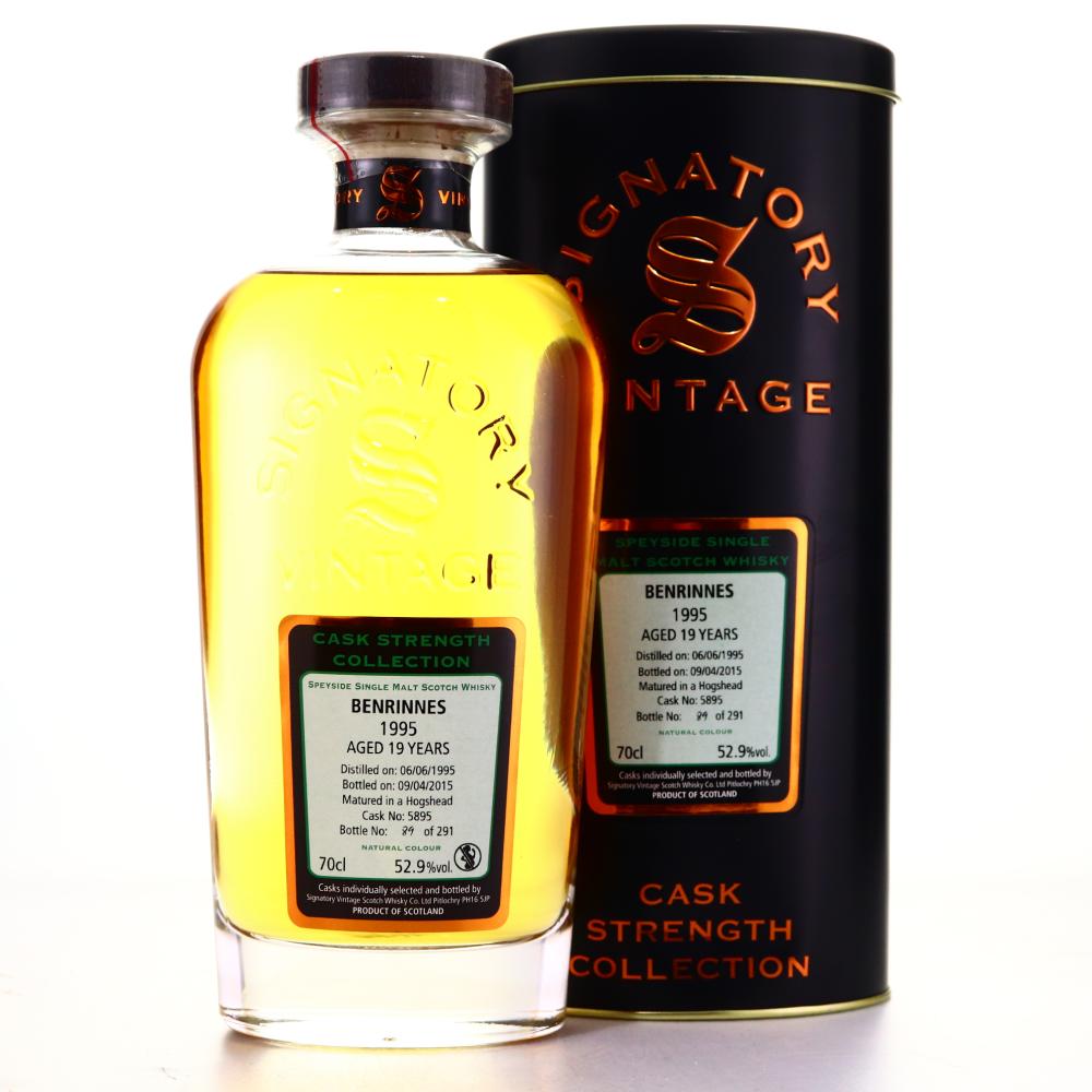 Benrinnes 1995 Signatory Vintage 19 Year Old Cask Strength