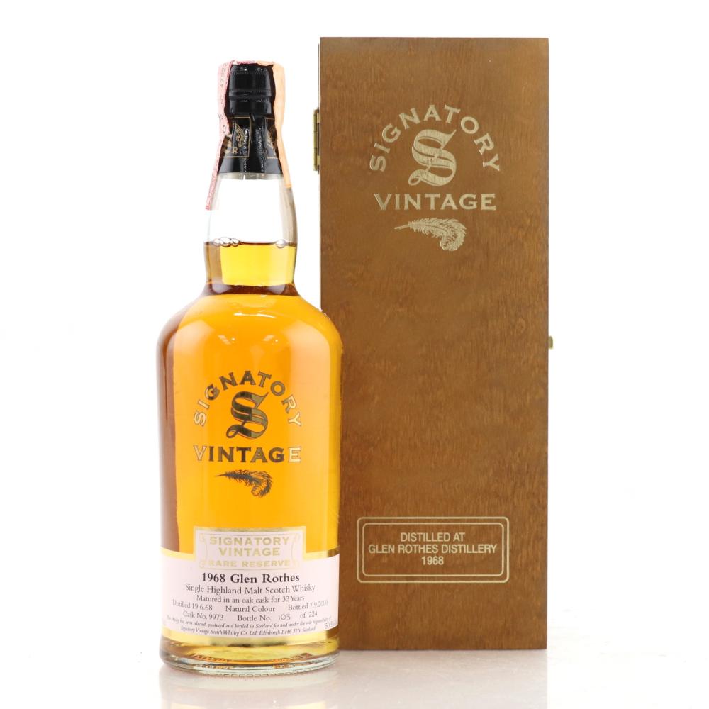 Glenrothes 1968 Signatory Vintage 32 Year Old