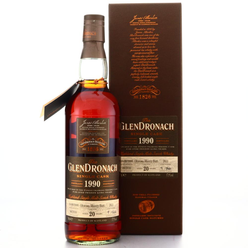 Glendronach 1990 Single Sherry Cask 20 Year Old #2621