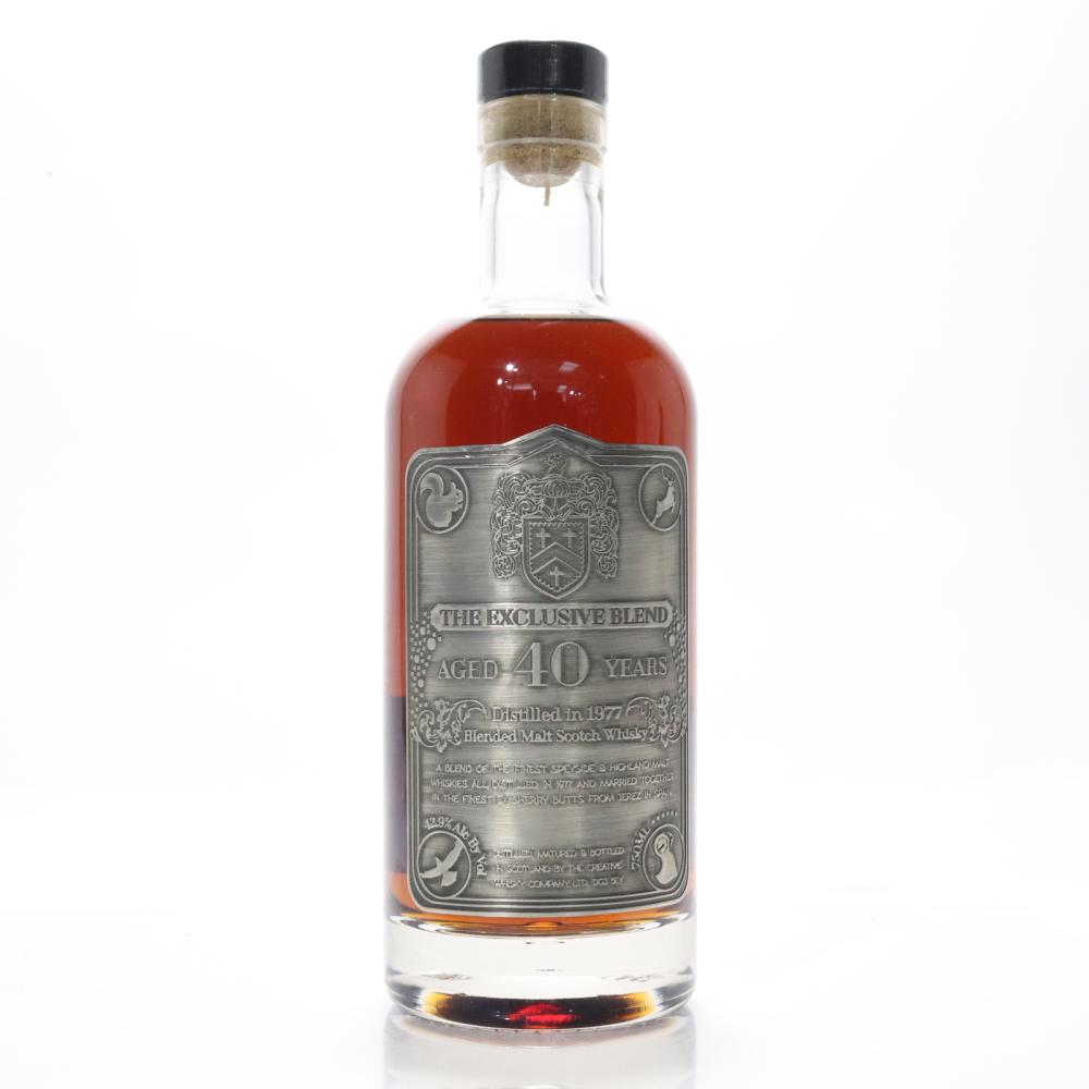 Exclusive Blend 1977 Creative Whisky Co 40 Year Old 75cl / US Import