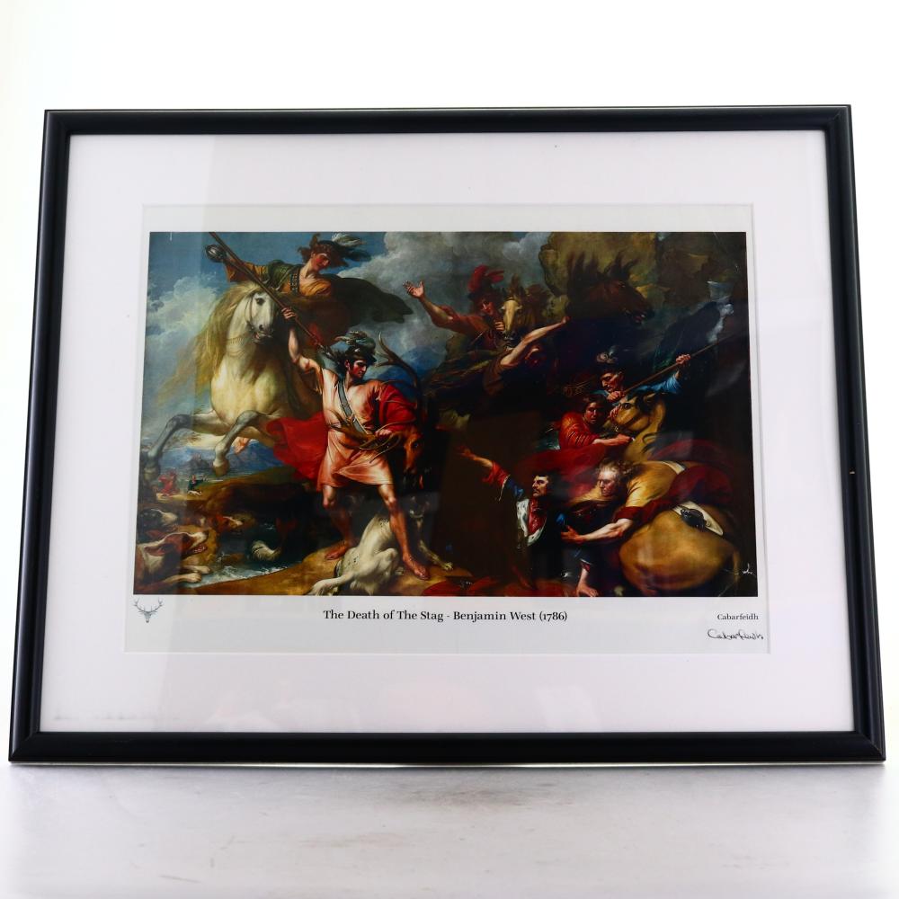 Dalmore 'Death of the Stag' Print - Framed