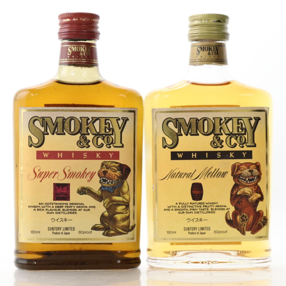 Suntory Smokey and Co. Natural Mellow Whisky & Super Smokey 2 x 18cl