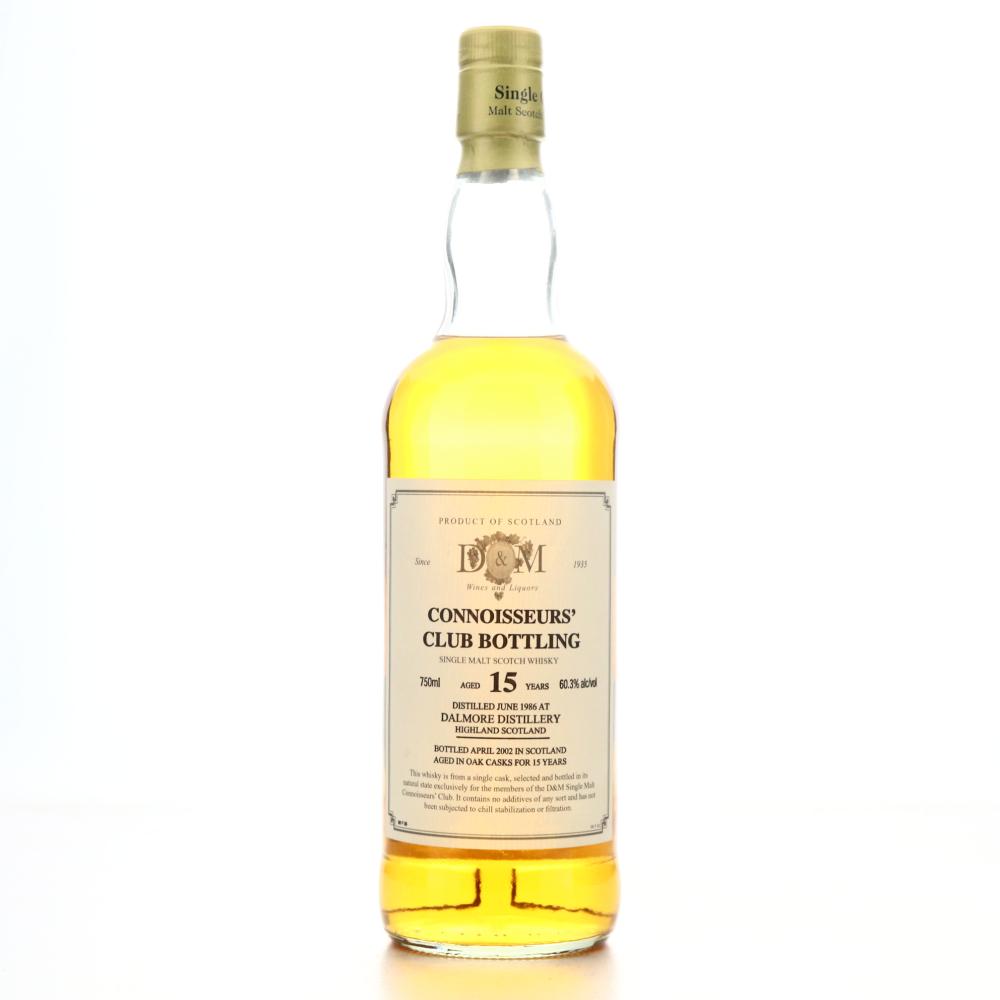 Dalmore 1986 D&M 15 Year Old 75cl / US Import