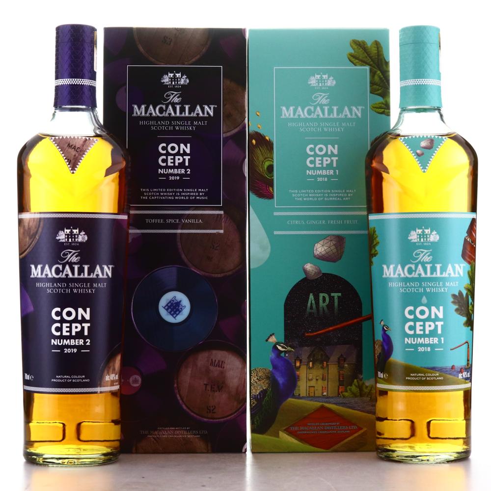 Macallan Concept Number 1 & 2 2 x 70cl
