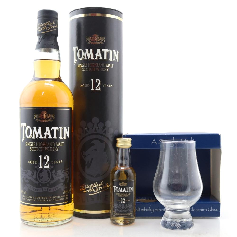 Tomatin 12 Year Old / with Miniature & Glass