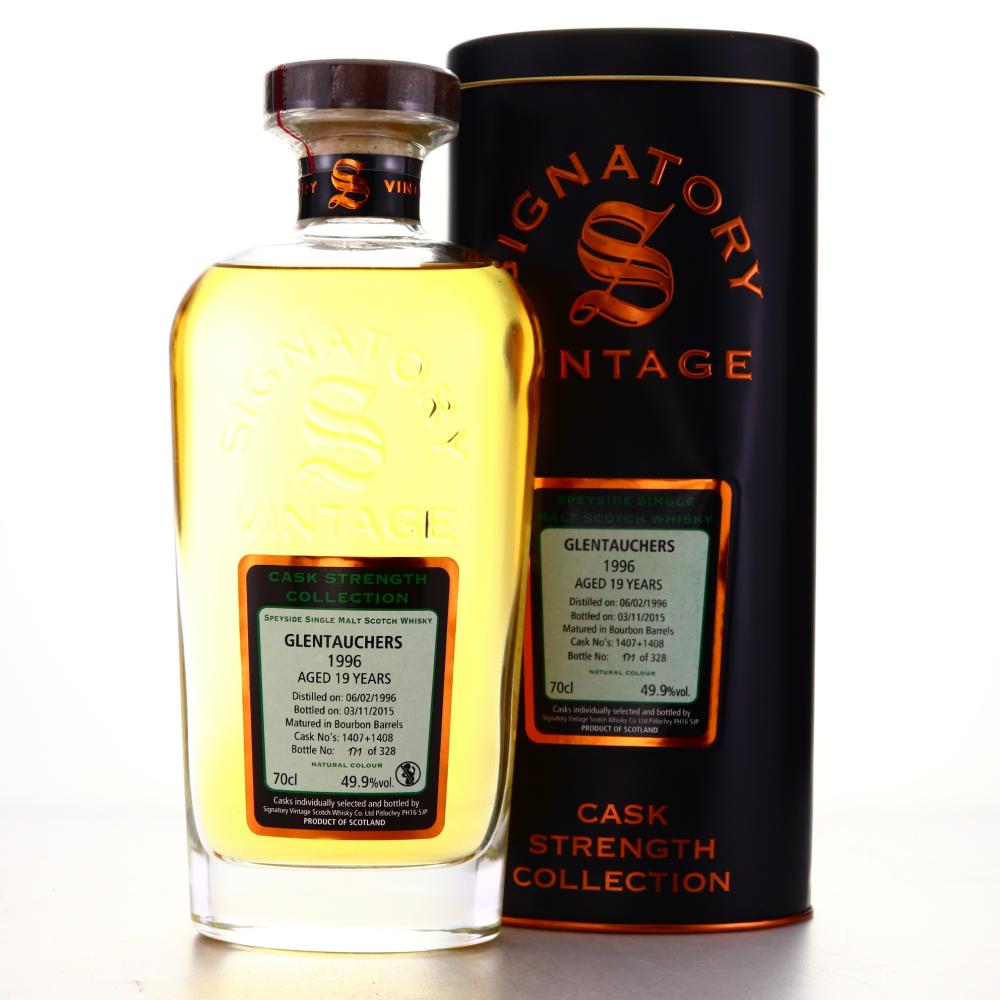 Glentauchers 1996 Signatory Vintage 19 Year Old Cask Strength