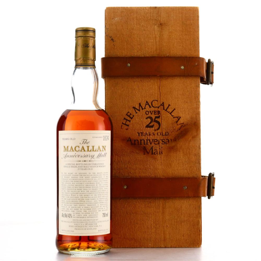 Macallan 1966 Anniversary Malt 25 Year Old 75cl / US Import