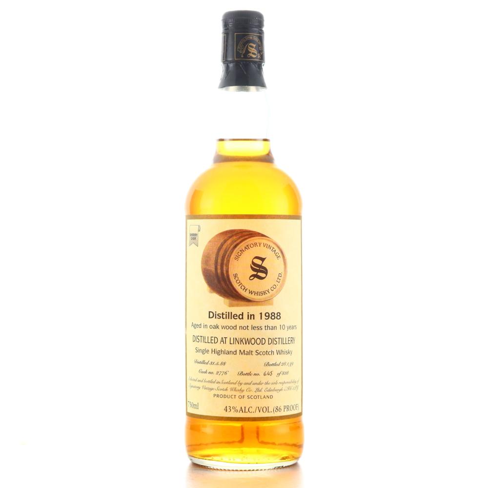 Linkwood 1988 Signatory Vintage 10 Year Old