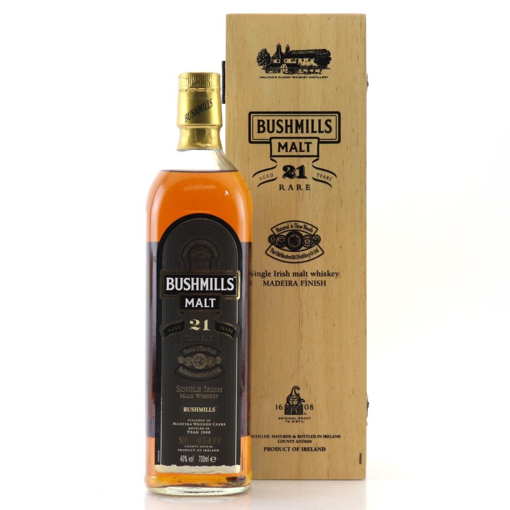 Bushmills 21 Year Old Three Wood 2008 / Madeira Finish