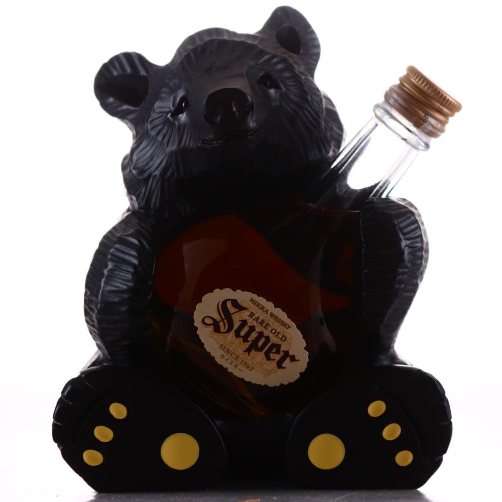 Nikka Rare Old Super Miniature with Bear Plinth