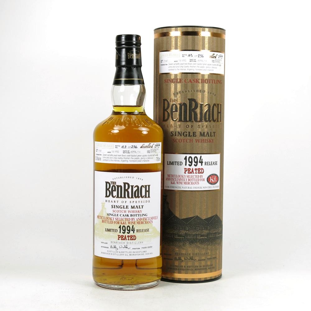 Benriach 1994 Single Cask Heavily Peated / K&L Wine