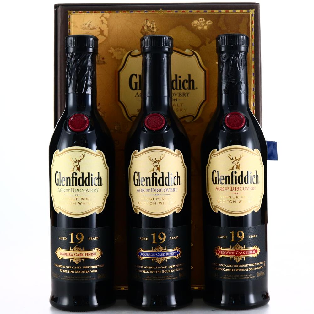 Glenfiddich Age of Discovery Gift Pack 3 x 20cl