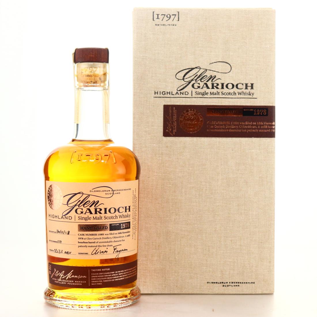 Glen Garioch 1978 Hand Filled 40 Year Old Cask #11001