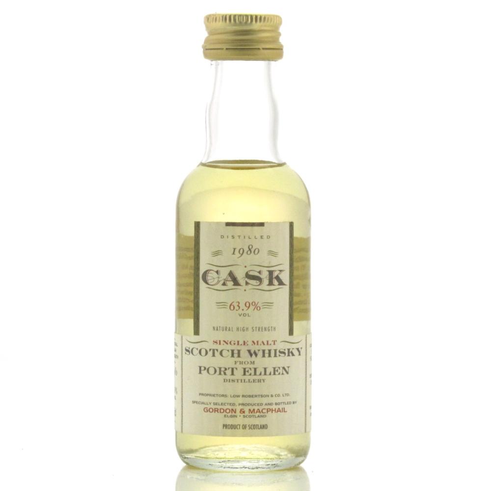Port Ellen 1980 Gordon and MacPhail Cask Strength Miniature 5cl