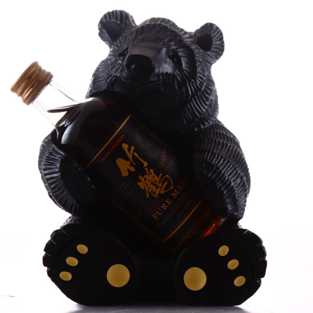 Taketsuru Pure Malt Miniature with Bear Plinth