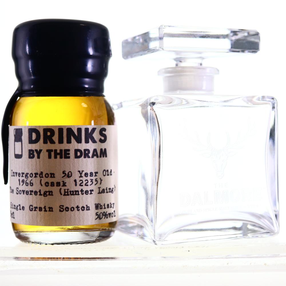 Invergordon 1966 Hunter Laing 50 Year Old Sample with Dalmore Mini Decanter
