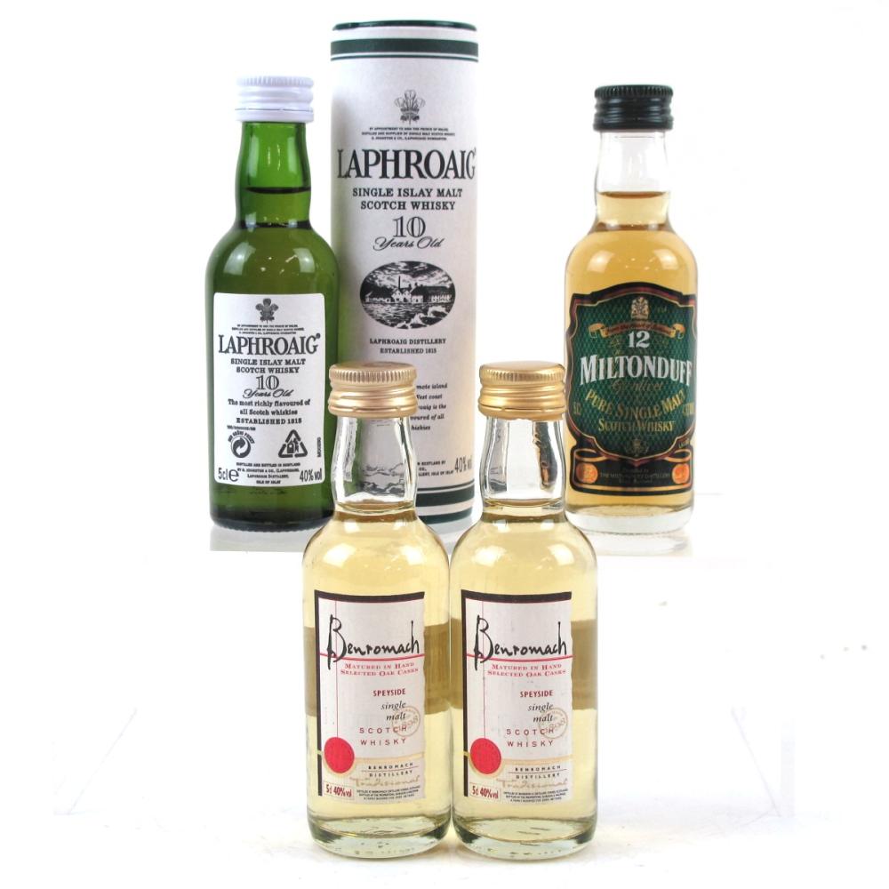 Miscellaneous Single Malt Miniatures 5cl x 4