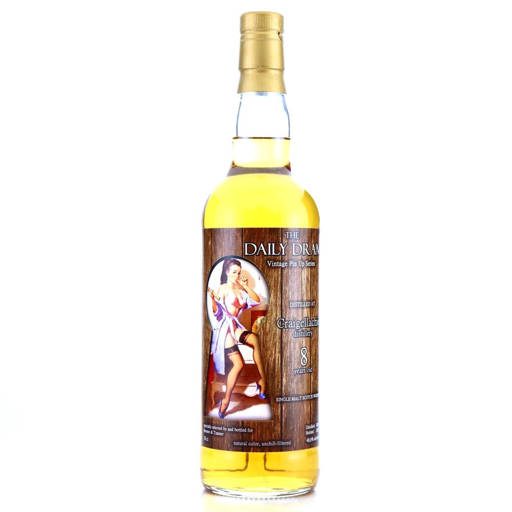 Craigellachie 2007 The Daily Dram 8 Year Old / Vintage Pin Up Series